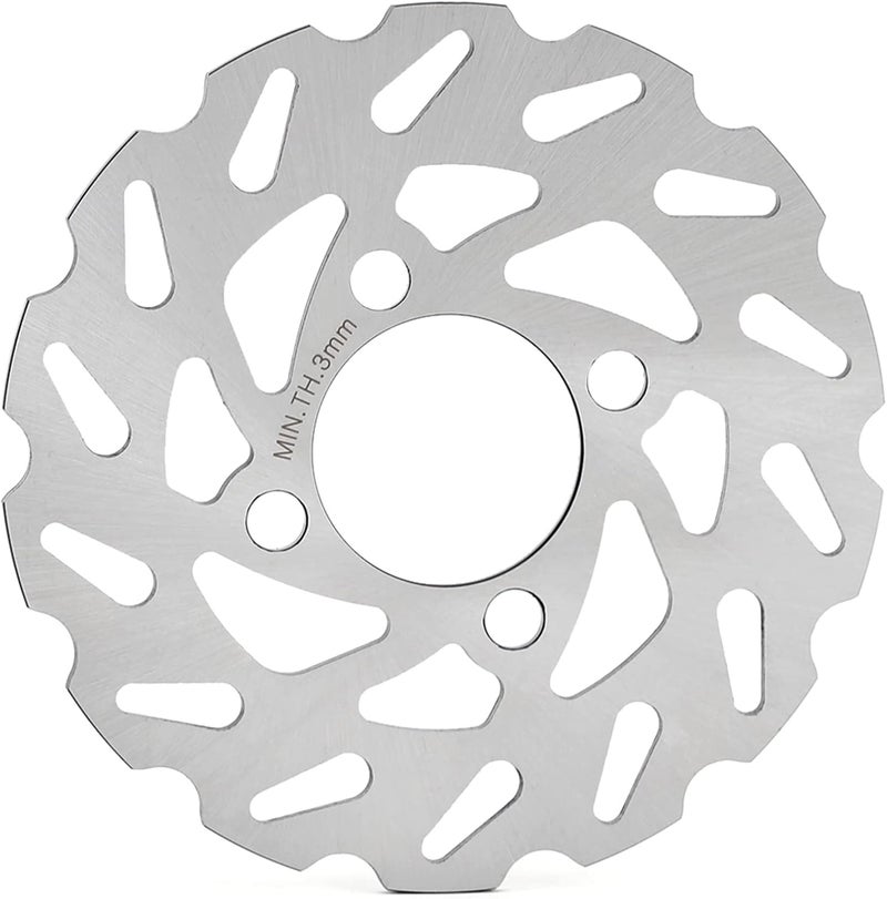 SFriding Front Brake Disc Rotor for Yamaha Banshee 350 Blaster 200 Raptor 250 350 660R 700 Warrior 350 YFZ450, 1UY-25831-01-00, 2PA-2582T-00-00, 3GD-2582T-10-00, 4XE-F582T-11-00 - Image 1
